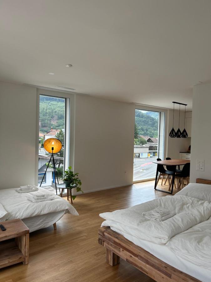 The R Apartment Engelberg, Klima, Neu, Balkon, Parking 巴尔斯塔尔 外观 照片